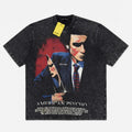 HOJ AMERICAN PSYCHO ACID WASH TEES