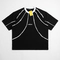 BLACK PATCH WORK TEES