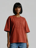 Embossed Logo Reverse stich tees