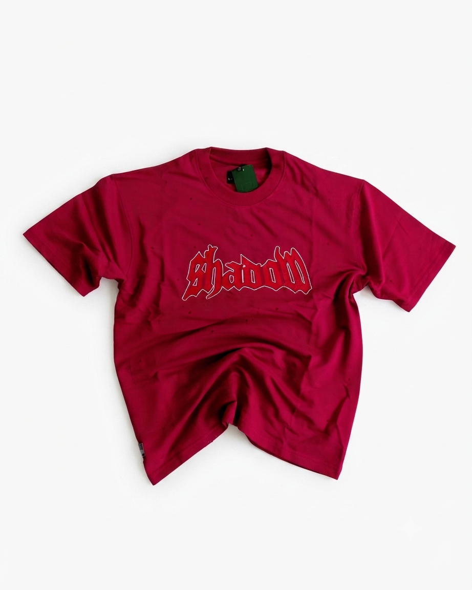 LOV3FT MR20 PREMIUM MEDIUM MAROON TEES (OVERSIZED)