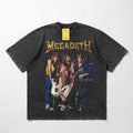 HOJ MEGADETH ACID WASH TEES